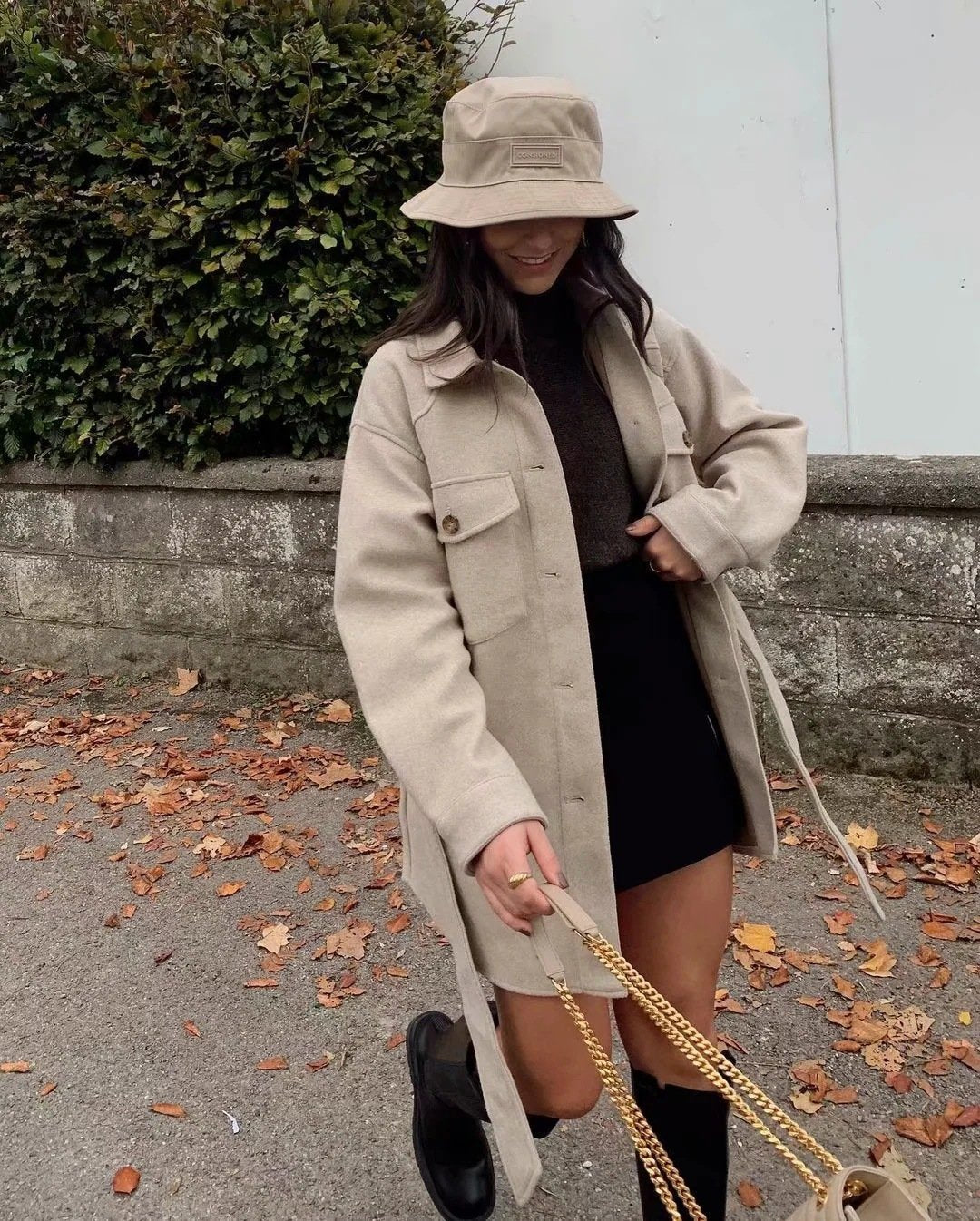 Single-breasted Woolen Coat - LivingLuxuryBoutique