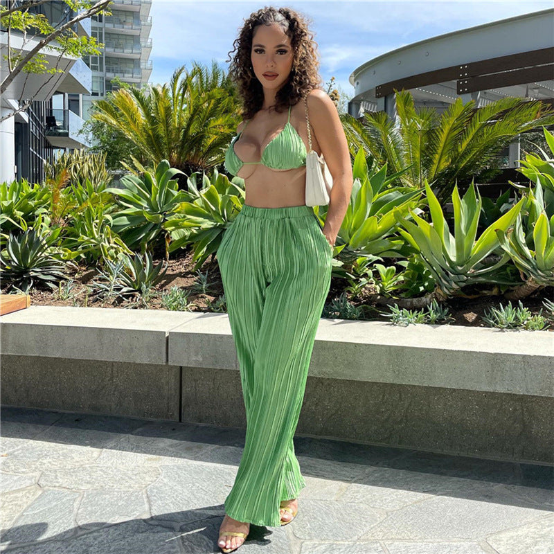 Bralet Matching Pants Set